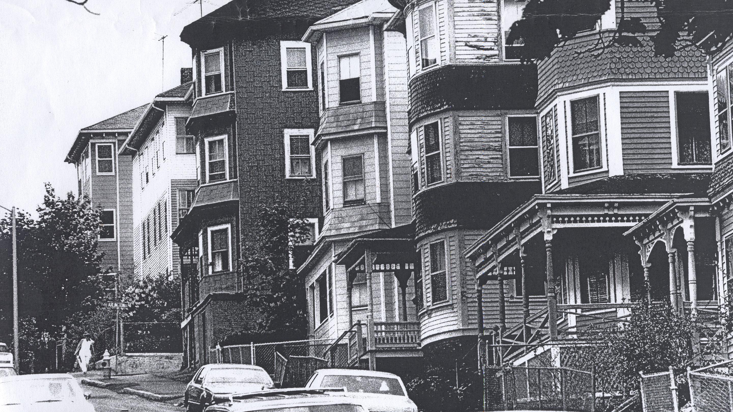 Worcester triple-decker houses, from East Side Stories