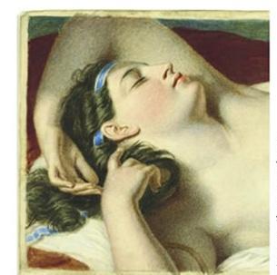 John Vanderlyn's painting Ariadne, from The First Artist in America