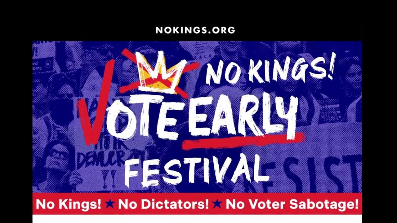 VOTE EARLY FESTIVAL #indivisible #indivisibleulster #nokings #voteearly #kingstony #vote #elections